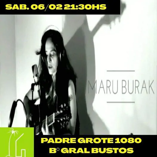 Maru Burak y La G.G.R., Casa Grote, Córdoba, February 6 2021 | AllEvents.in