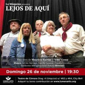 lejos de aquí teatro de camara de city bell