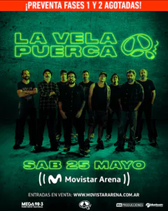 la vela puerca movistar arena