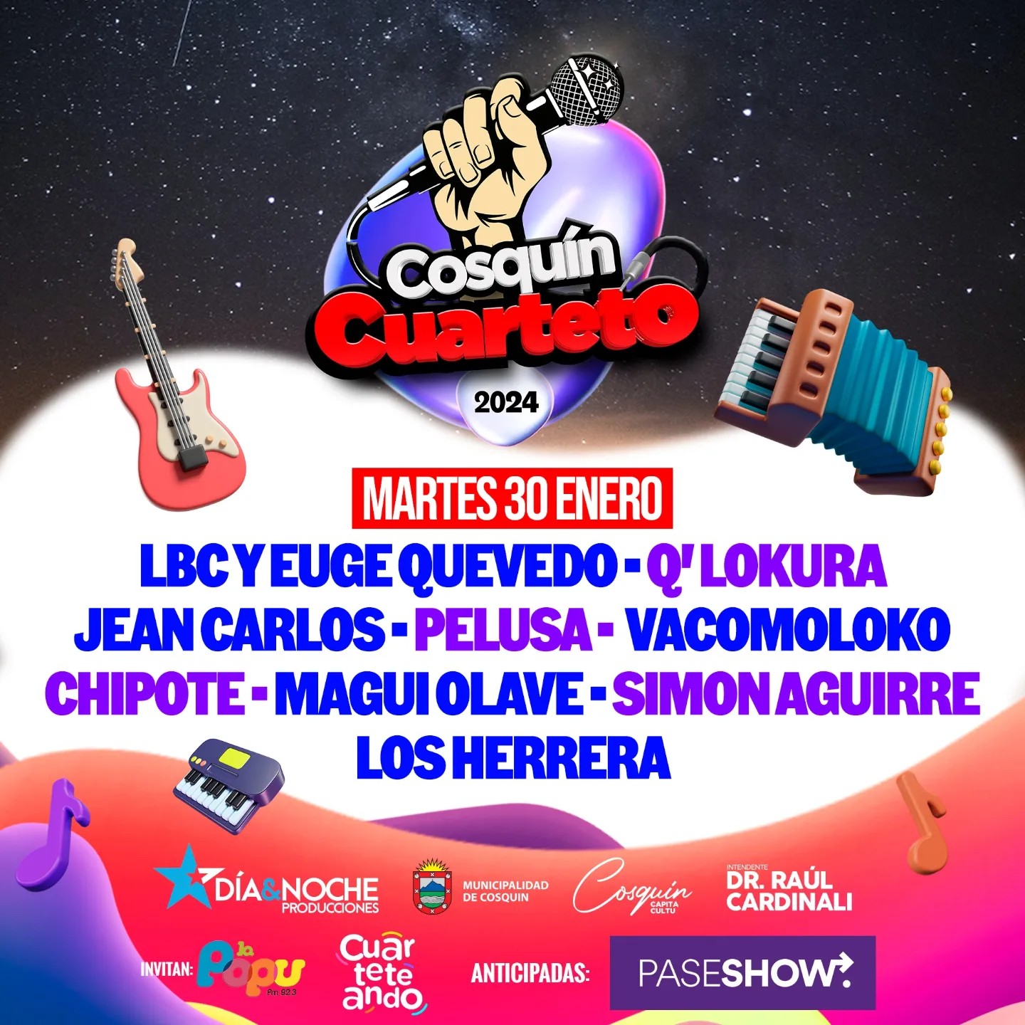 martes 30 cosquin cuarteto