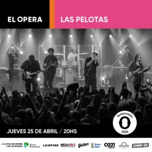 Las Pelotas se presentan en La Plata mas gira por el país