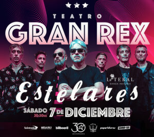 La consagrada Banda platense Estelares, celebra 30 años en El Rex