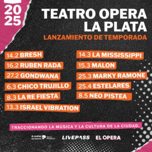 Inicio de temporada musical en el Teatro Ópera La Plata